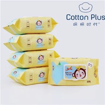 Jutīgas jaundzimušo mitrās salvetes